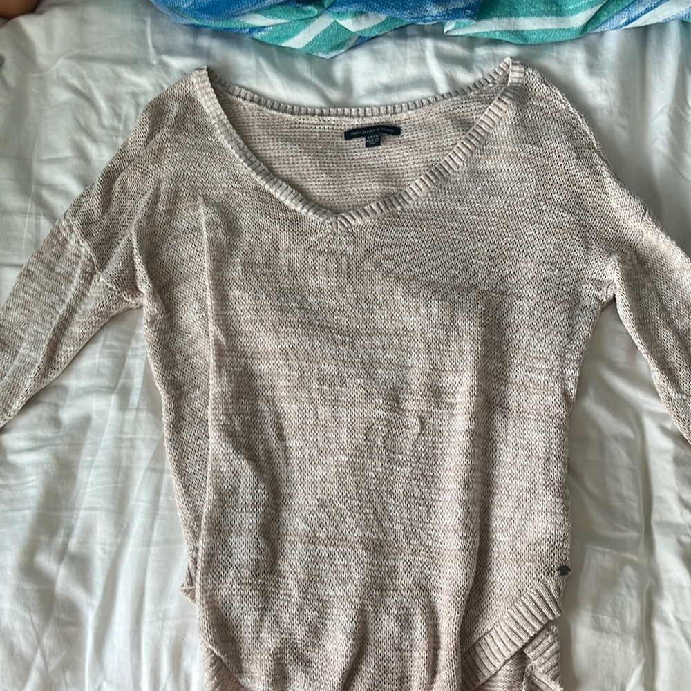 Lightweight beige sweater